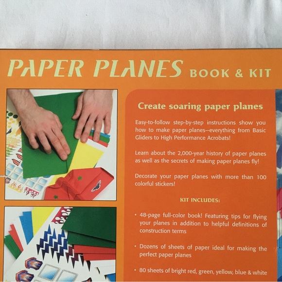 Paper Planes BOOK AND KIT 48 Page Paperback Paper To Make Airplanes New NIB - Picture 2 of 12